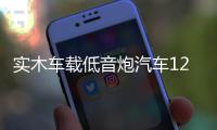 实木车载低音炮汽车12v24v无线蓝牙音箱改装220v家用台式电脑音响